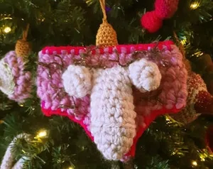 Strap on pants ornament