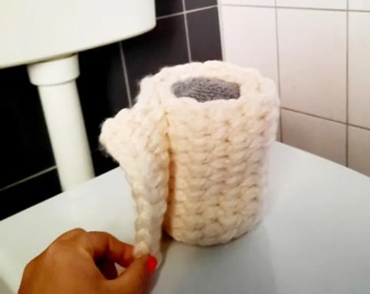Toilet paper plushie